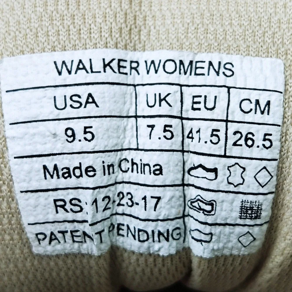 Vionic Sneakers Womens 9.5 Tan Walker Athletic Walking Shoes Orthotic Support
